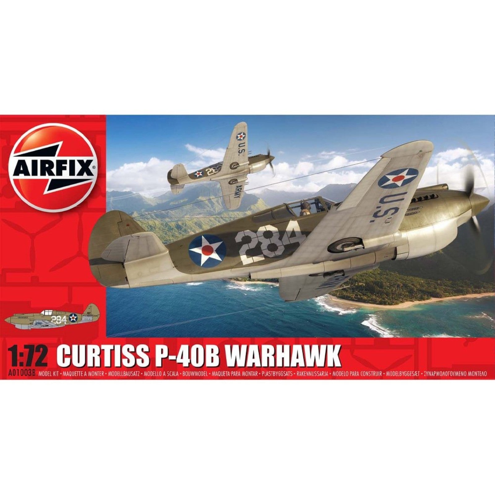 AIRFIX 1/72 CURTISS P-40B WARHAWK